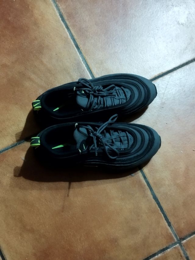 Nike Air Max 97 Gris-Verde Fluo