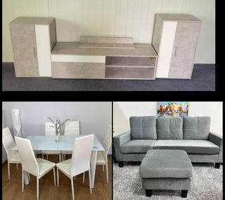 RENUEVA TU SALON A BAJO COSTO MUEBLE DE TV ́+MESA+