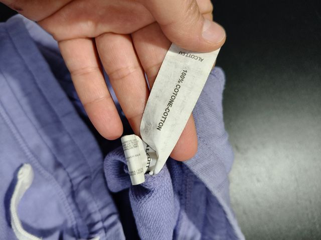 Pantaloncini in cotone lilla Alcott