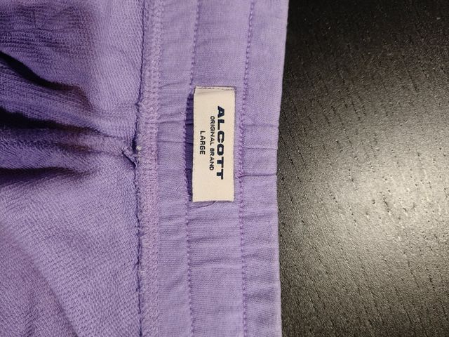 Pantaloncini in cotone lilla Alcott