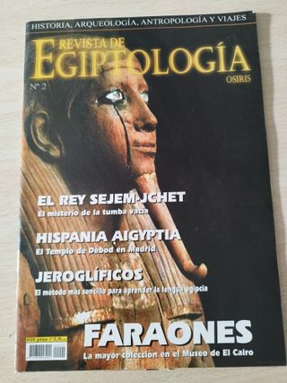 Lote de 9 revistas de Egiptología 