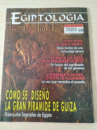 Lote de 9 revistas de Egiptología 