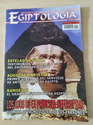 Lote de 9 revistas de Egiptología 