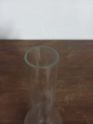 Cilindro vetro lungo trasparente