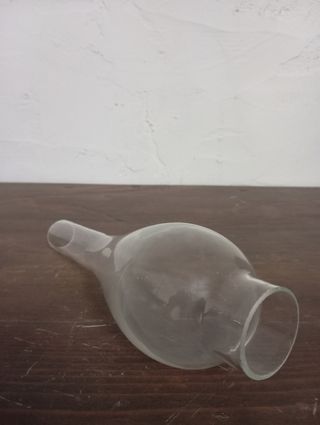 Cilindro vetro lungo trasparente