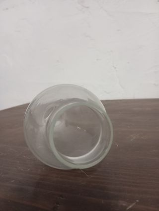 Cilindro vetro lungo trasparente