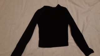 Top nero bimba 8-9 anni