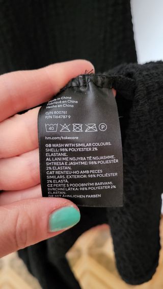 Vestito nero lungo