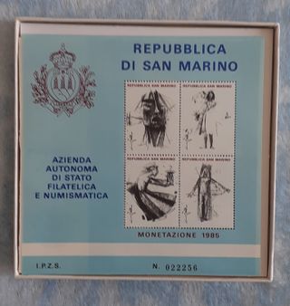 Repubblica di San Marino Serie 1985 FDC
