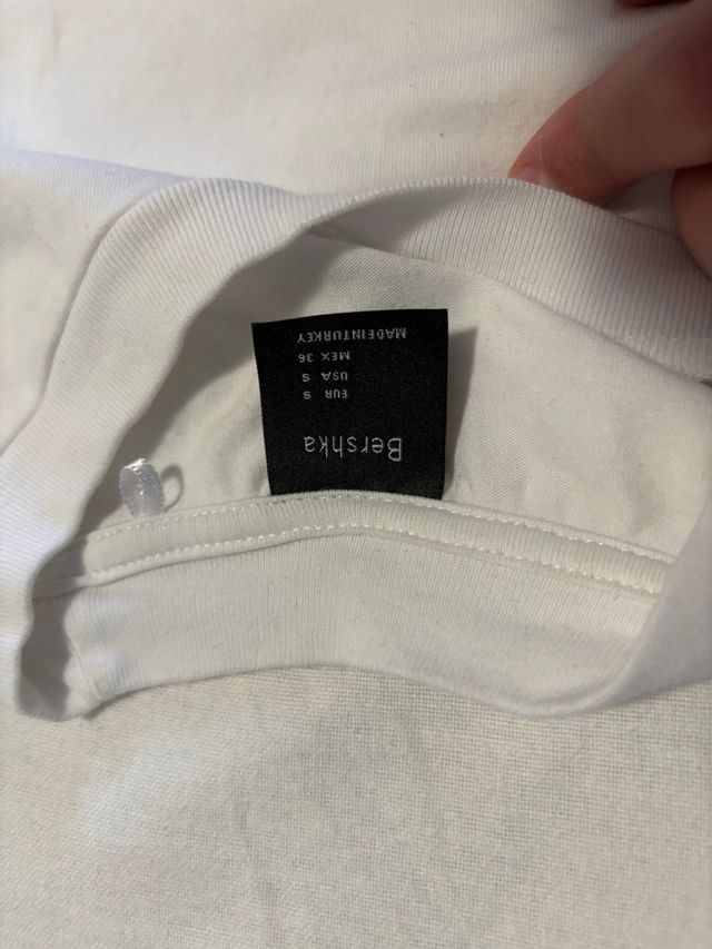 Camiseta Bershka blanca