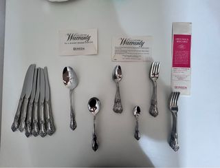 Set posate ‘W.M.A Rogers Premier Stainless Oneida Ldt USA’