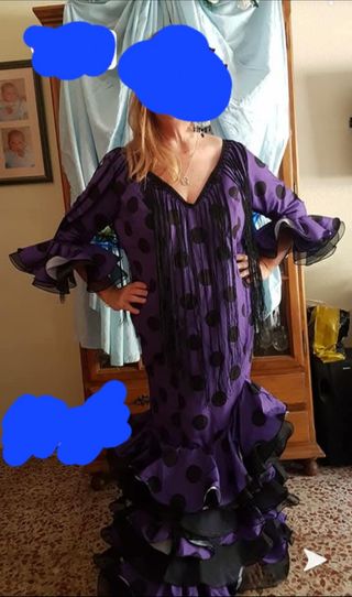 Traje de flamenca Talla Curvi