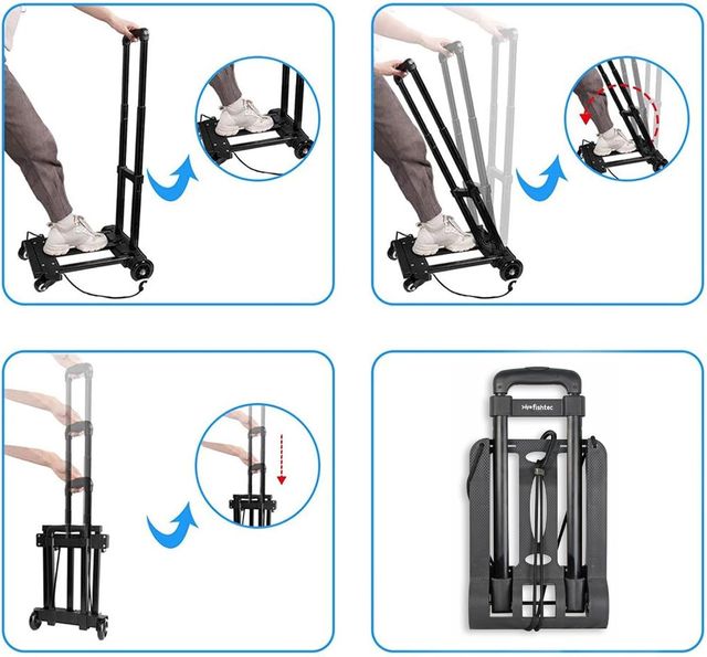 🚚 Carro plegable, ligero y compacto.