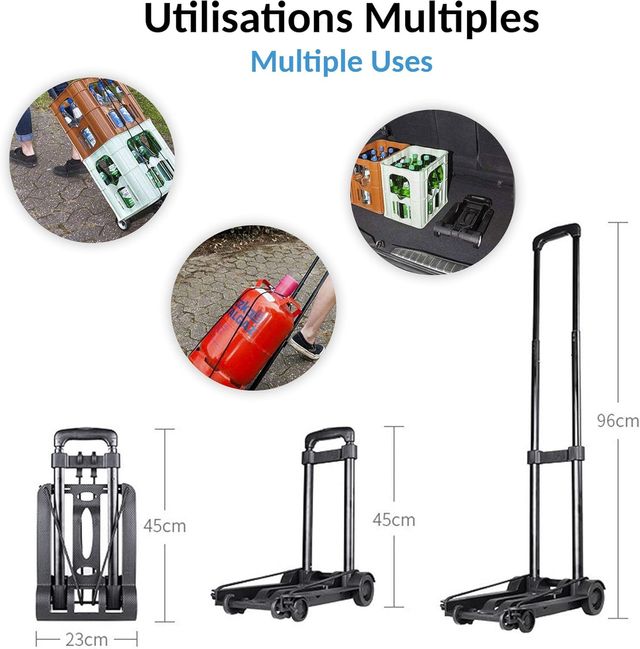 🚚 Carro plegable, ligero y compacto.