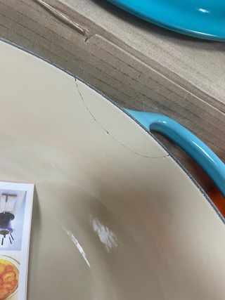 Le Creuset Colección Signature Hierro Fundido Cacerola Redonda Azul Caribe 26 cm