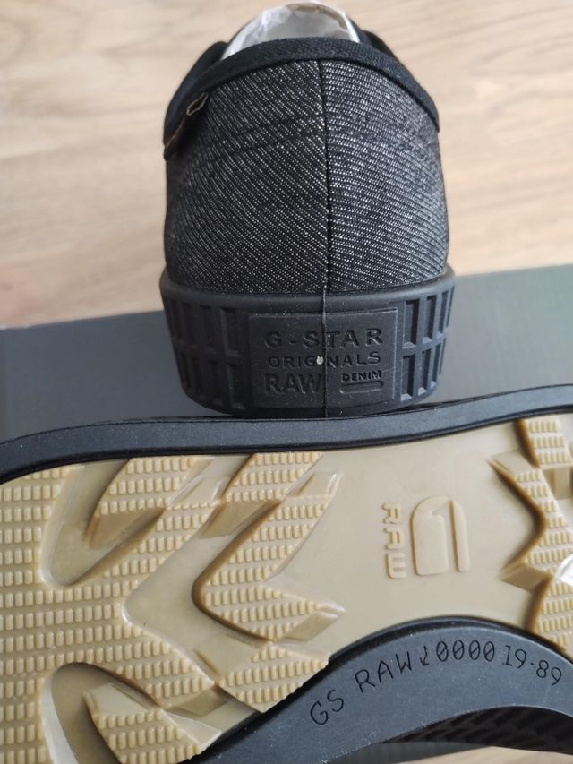 Zapatillas negras G-Star Rovulc Talla 39 Nuevas!!