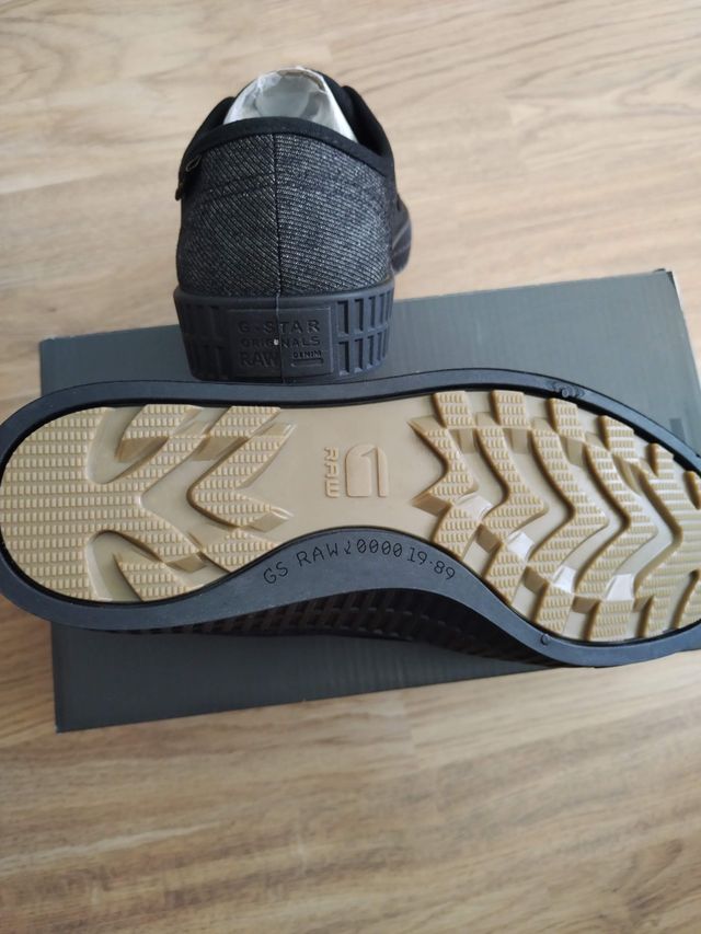 Zapatillas negras G-Star Rovulc Talla 39 Nuevas!!