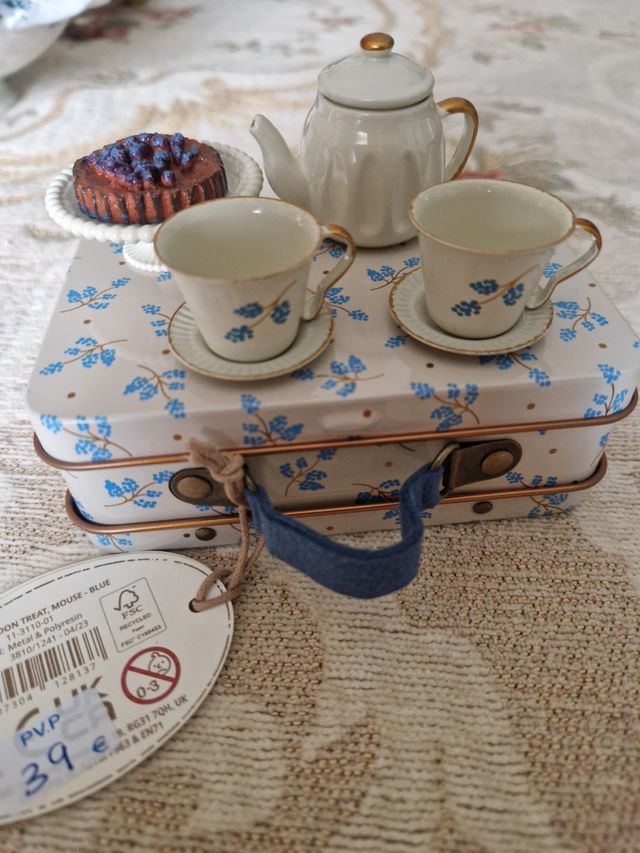 Juego té Maileg portátil