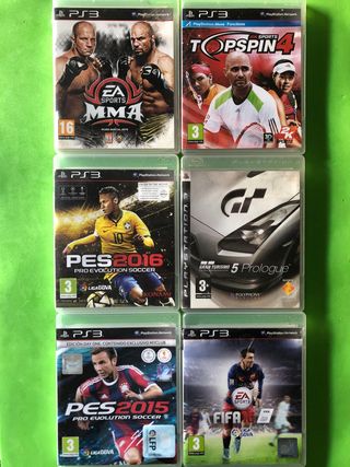 LOTE 6 JUEGOS DE PS3