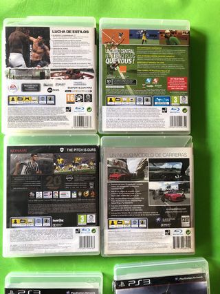 LOTE 6 JUEGOS DE PS3