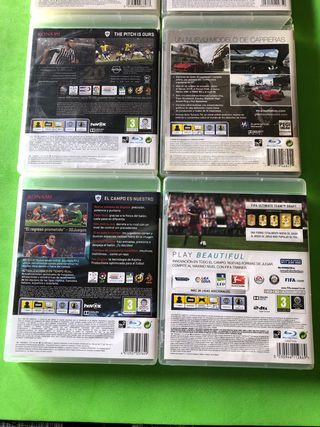 LOTE 6 JUEGOS DE PS3