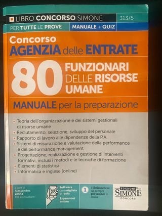 Libro Concorso Agenzia Entrate
