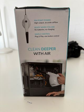 Soplete de Aire a Presión para Limpieza de Computadoras y Electrónica