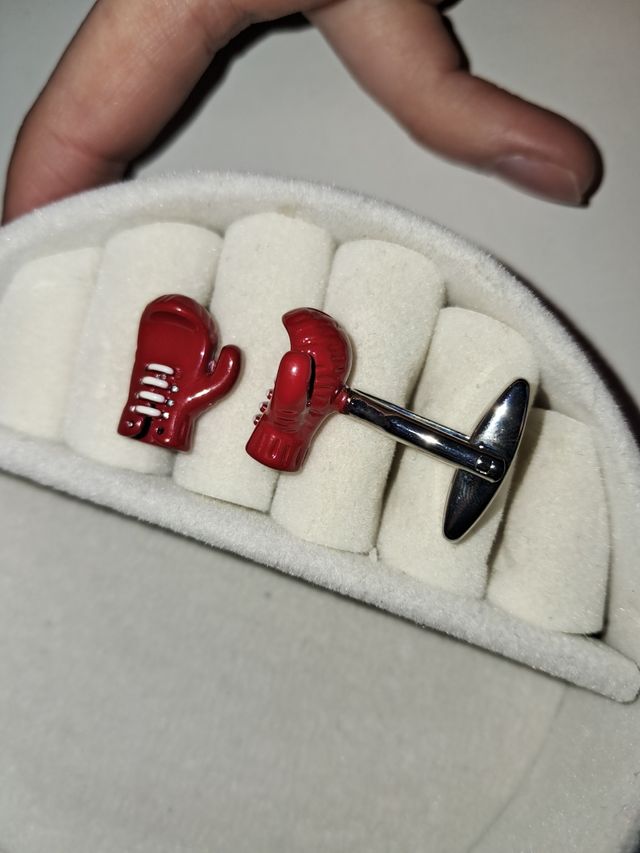 Gemelos guantes boxeo