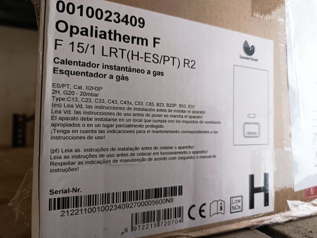 Calentador agua Saunier Duval