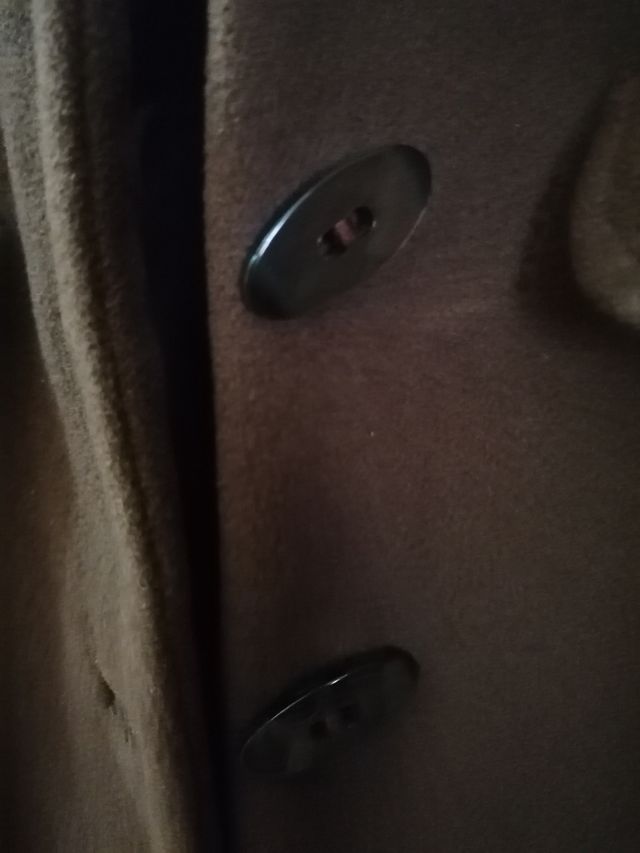 Abrigo paño invierno marrón