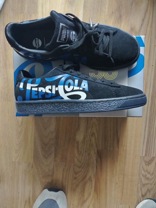 Zapatillas Puma Suede PEPSI Talla 38 Nuevas!!