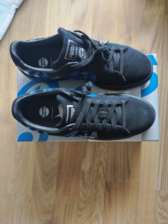 Zapatillas Puma Suede PEPSI Talla 38 Nuevas!!
