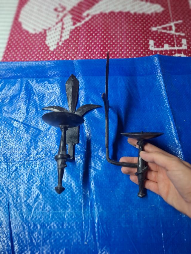 Portacandele in ferro