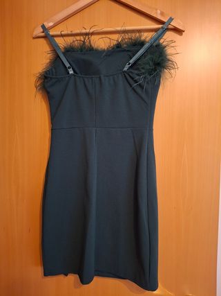 Vestido corto verde fiesta