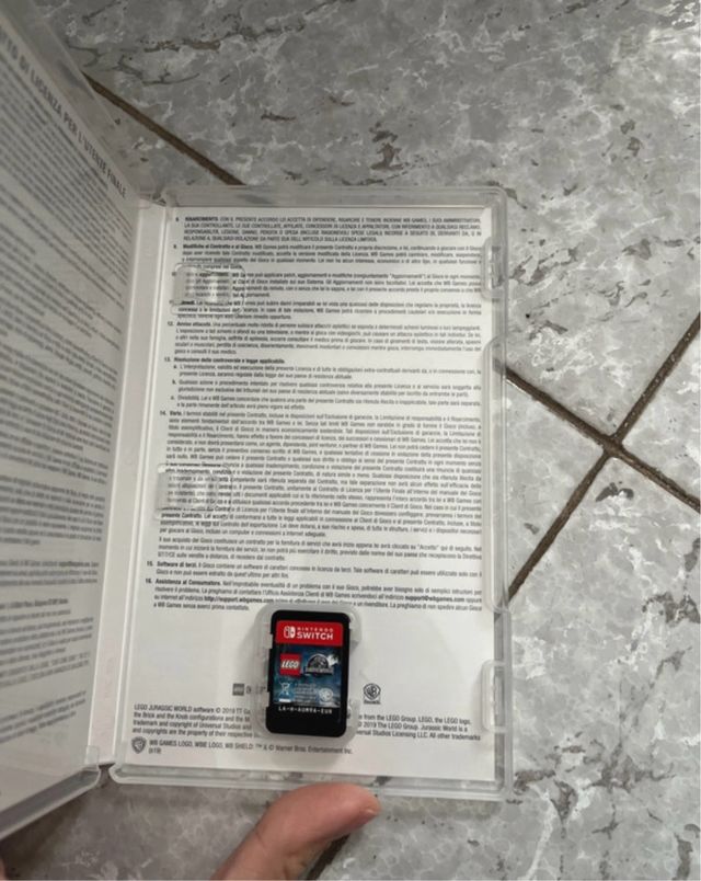 Gioco nintendo switch lego jurassic world