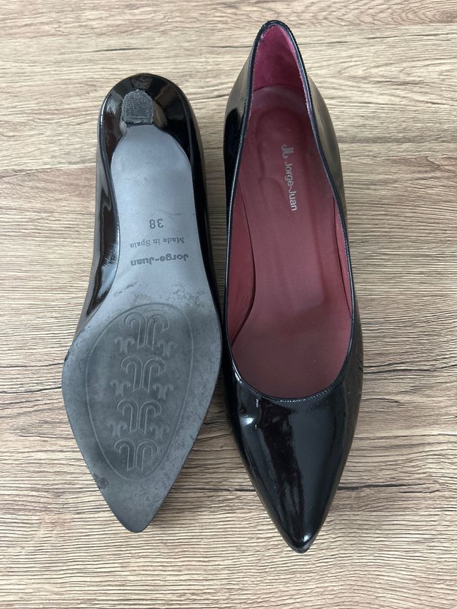 Zapatos charol negros