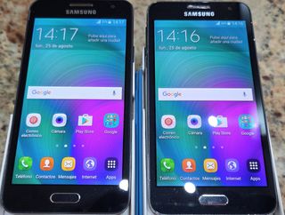 Lote de dos teléfonos Samsung Galaxy A3 16GB