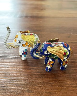 Mini elefanti cloisonné – 5 cm – Ottimi