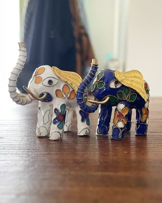 Mini elefanti cloisonné – 5 cm – Ottimi