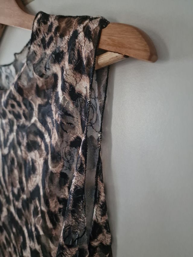 Top estampado leopardo - Talla única