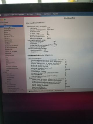 MACBOOK PRO 15 2017 LEER DESCRIPCIÓN 