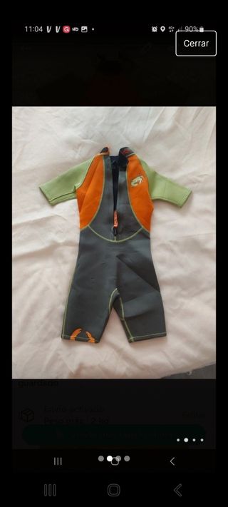 Traje neopreno niño 8 años