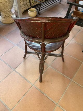 Sillon de mimbre 