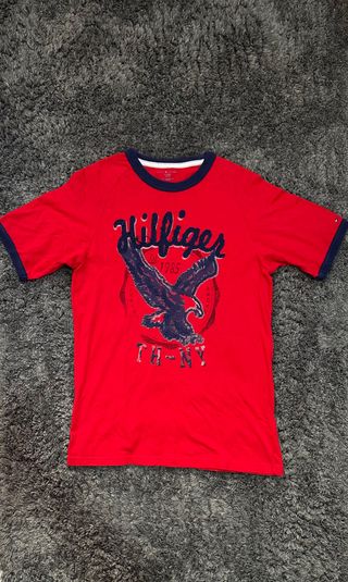 T-Shirt Tommy Hilfiger rossa, Tg. XL