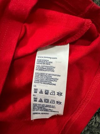 T-Shirt Tommy Hilfiger rossa, Tg. XL