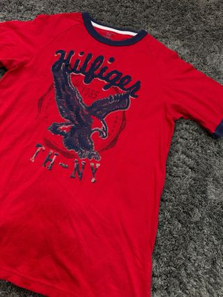T-Shirt Tommy Hilfiger rossa, Tg. XL