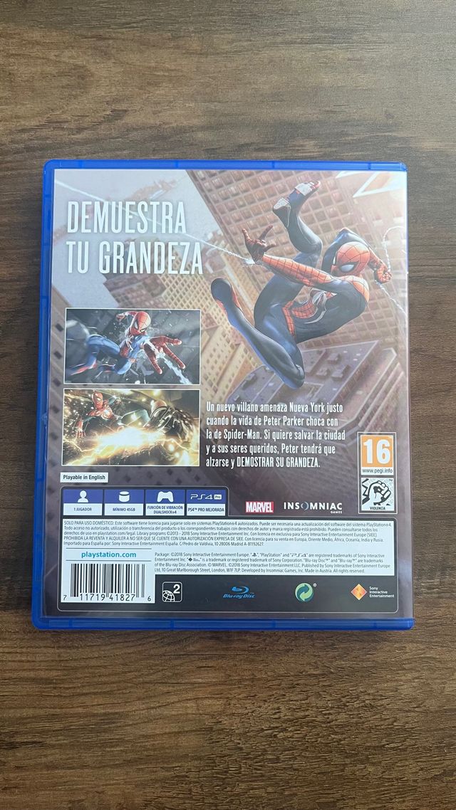 PS4 Spider-Man - Insomniac Games