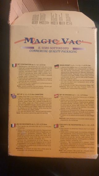 Contenitori per sottovuoto in plastica