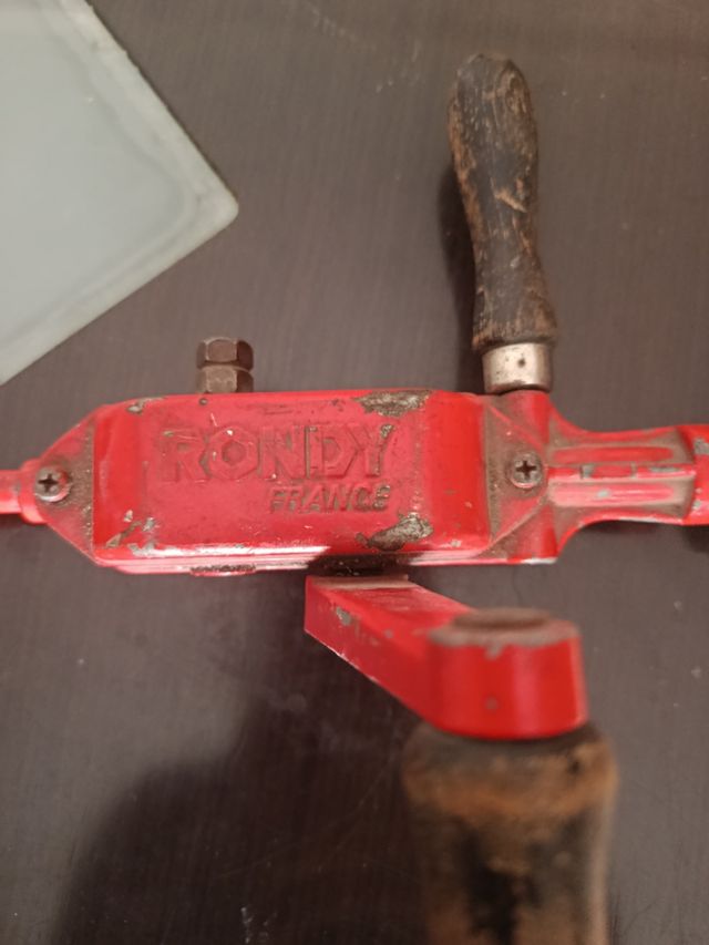 Taladro manual Rondy France antiguo