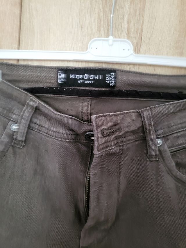 4 Pantalones Hombre - Gris & Verde